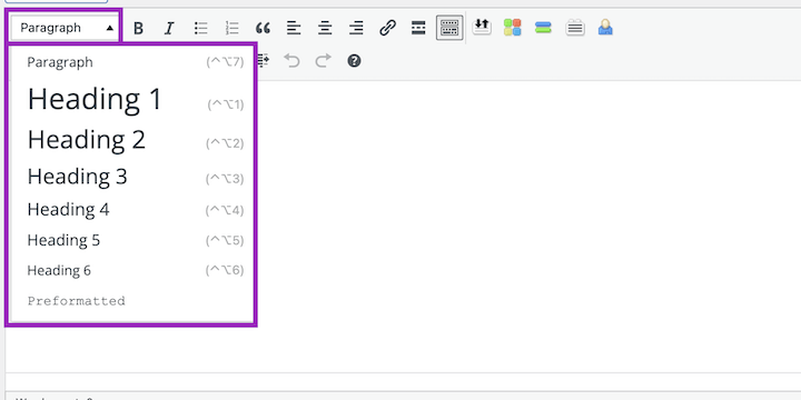 วิธีการติด Heading Tag ให้กับหัวข้อ